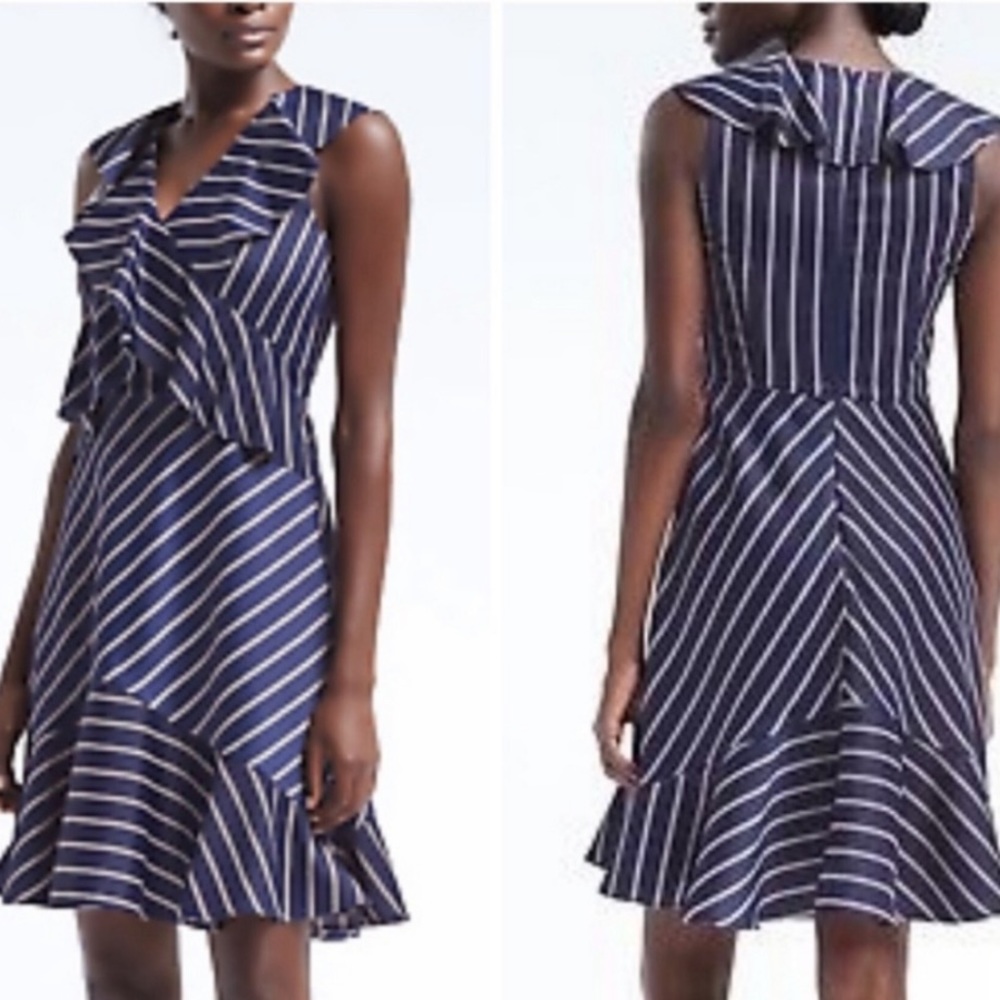 NWT❗️Banana Republic Navy Stripe Dress